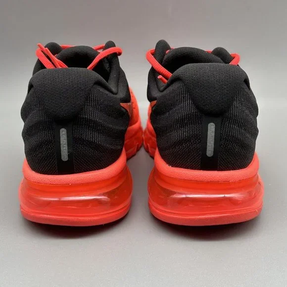Nike Air Max 2017 Men's Running Shoes Bright Crimson Red Black New - Picture 7 of 15